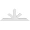 Ekena Millwork Richland Architectural Grade PVC Gable Bracket, 72"W x 30"H x 6"D x 6"F, 10/12 Pitch GBP072X30X0606RIC00 - alternate 3